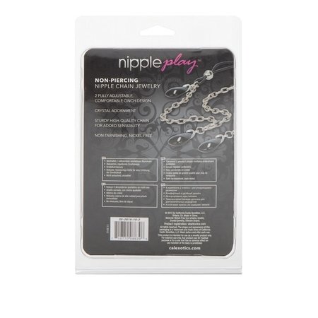 CalExotics Nipple Play Non-Piercing Nipple Chain Jewelry