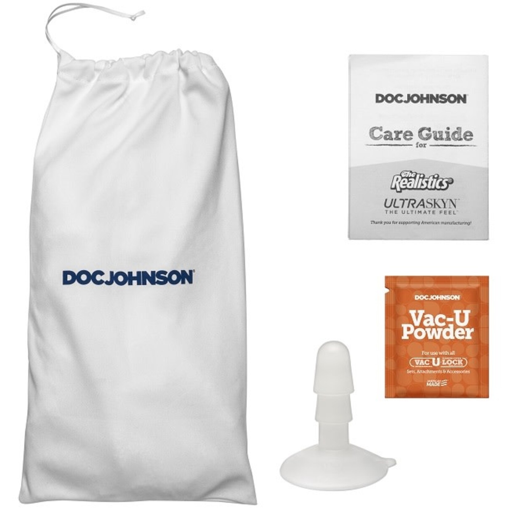 Doc Johnson Signature Cocks - Lulu of LeoLulu 8" ULTRASKYN Cock with Vac-U-Lock Suction Cup