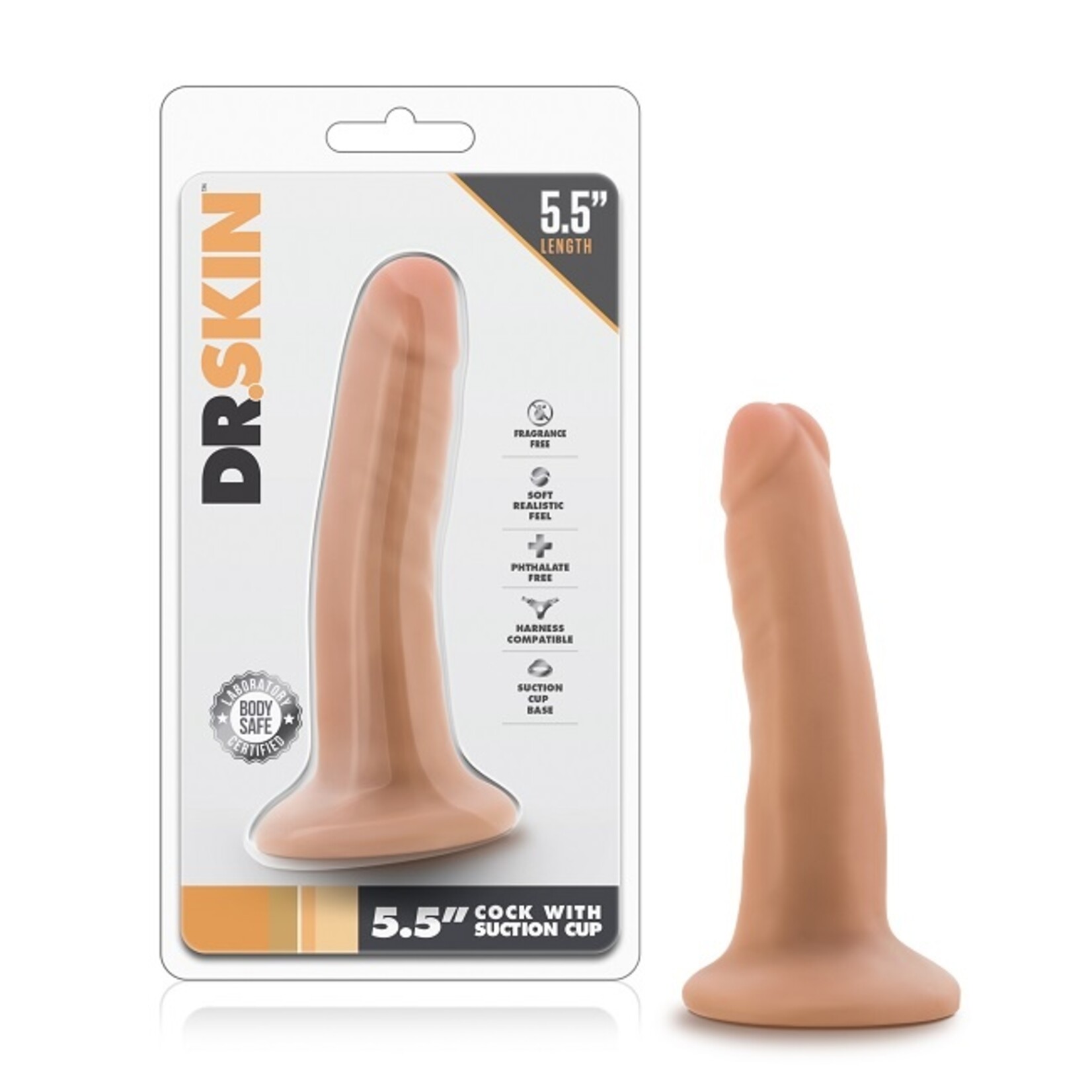 Blush Novelties Dr. Skin 5.5" Cock with Suction Cup