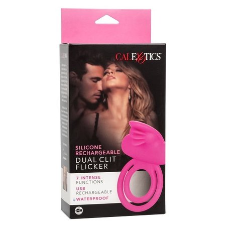 CalExotics Silicone Rechargeable Dual Clit Flicker