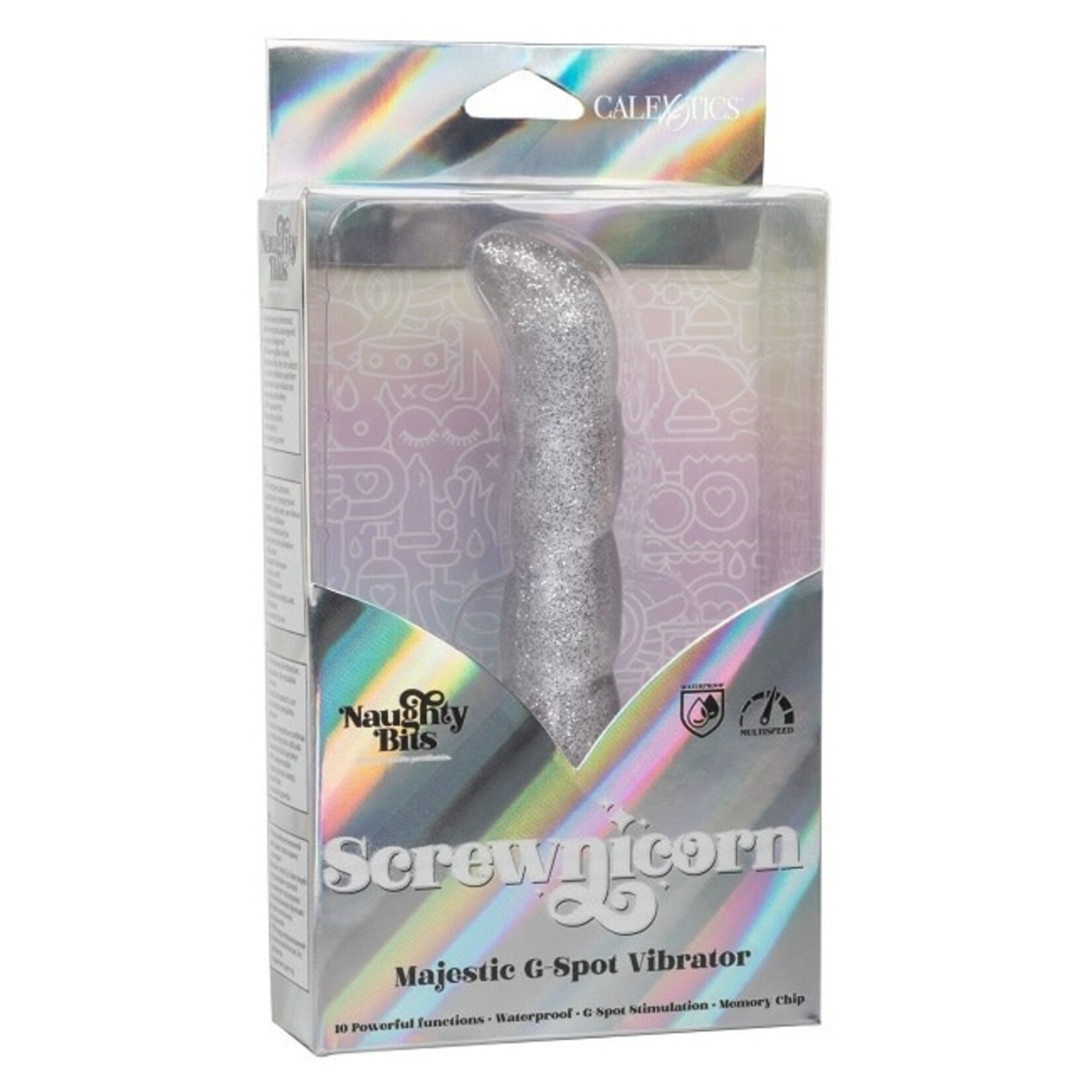 CalExotics Naughty Bits Screwnicorn Majestic G-spot Vibrator