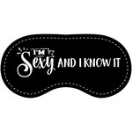 Eye Chatters Satin Blindfold - I'm sexy and I know it