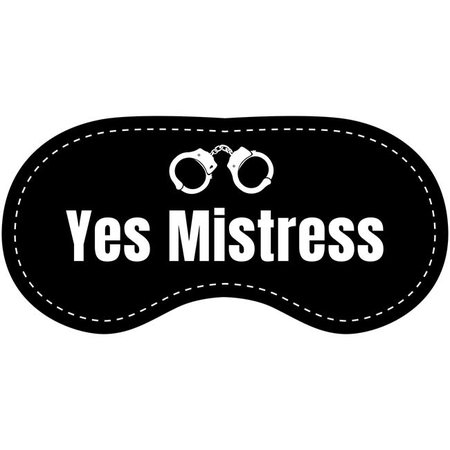 Eye Chatters Eye Chatters Satin Blindfold - Yes Mistress