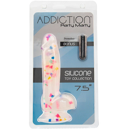 Addiction Addiction - Party Marty 7.5" Silicone Dildo