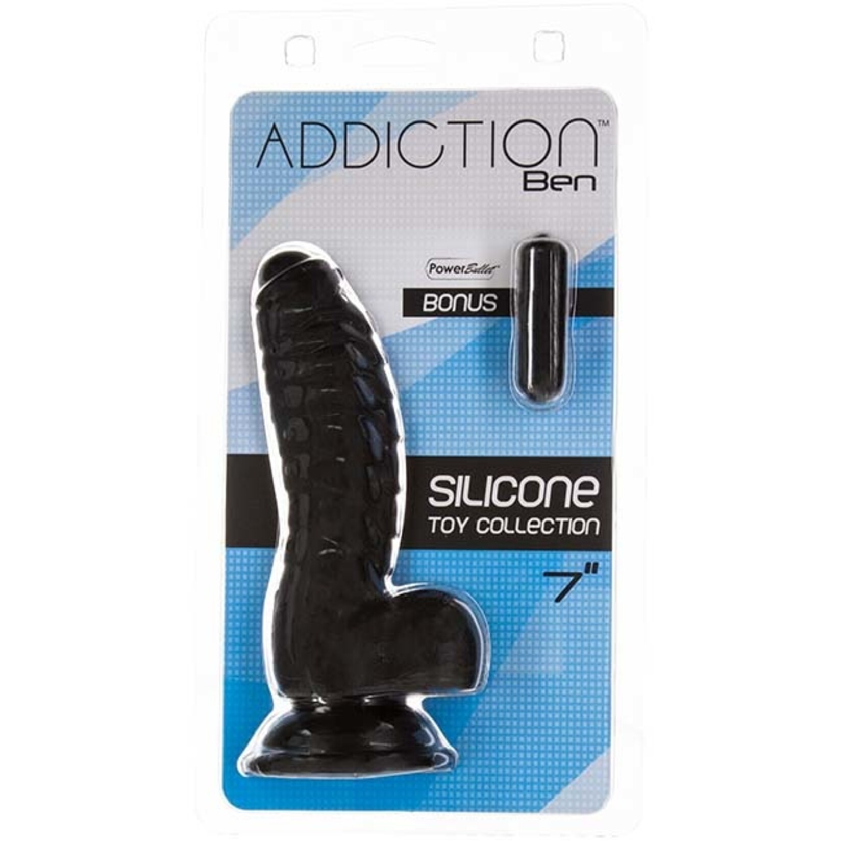 Addiction Addiction - Ben 7" Ribbed Silicone Dildo