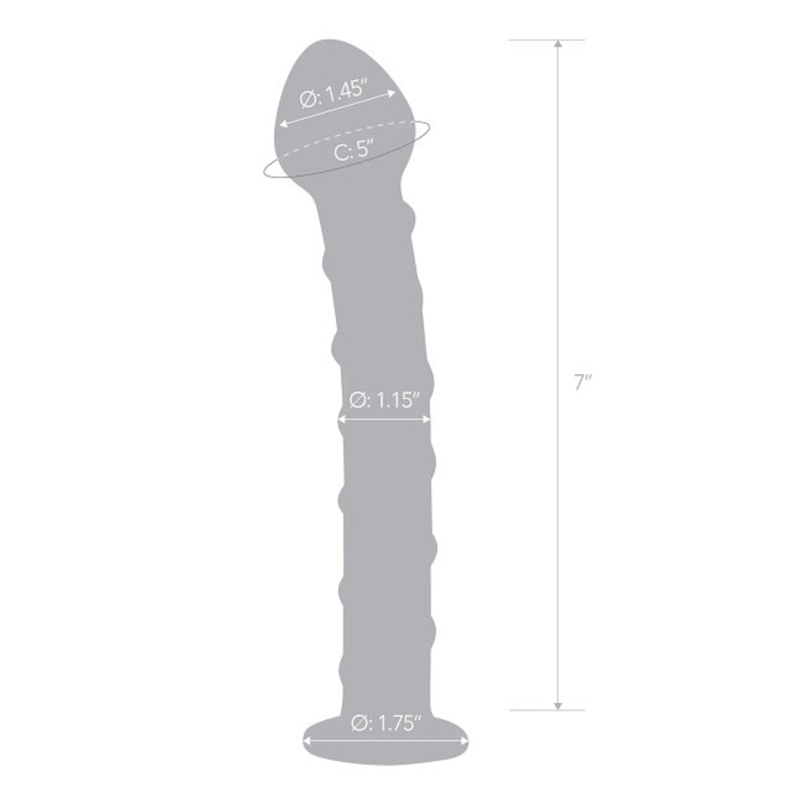 Gläs Gläs Mr. Swirly Glass Dildo