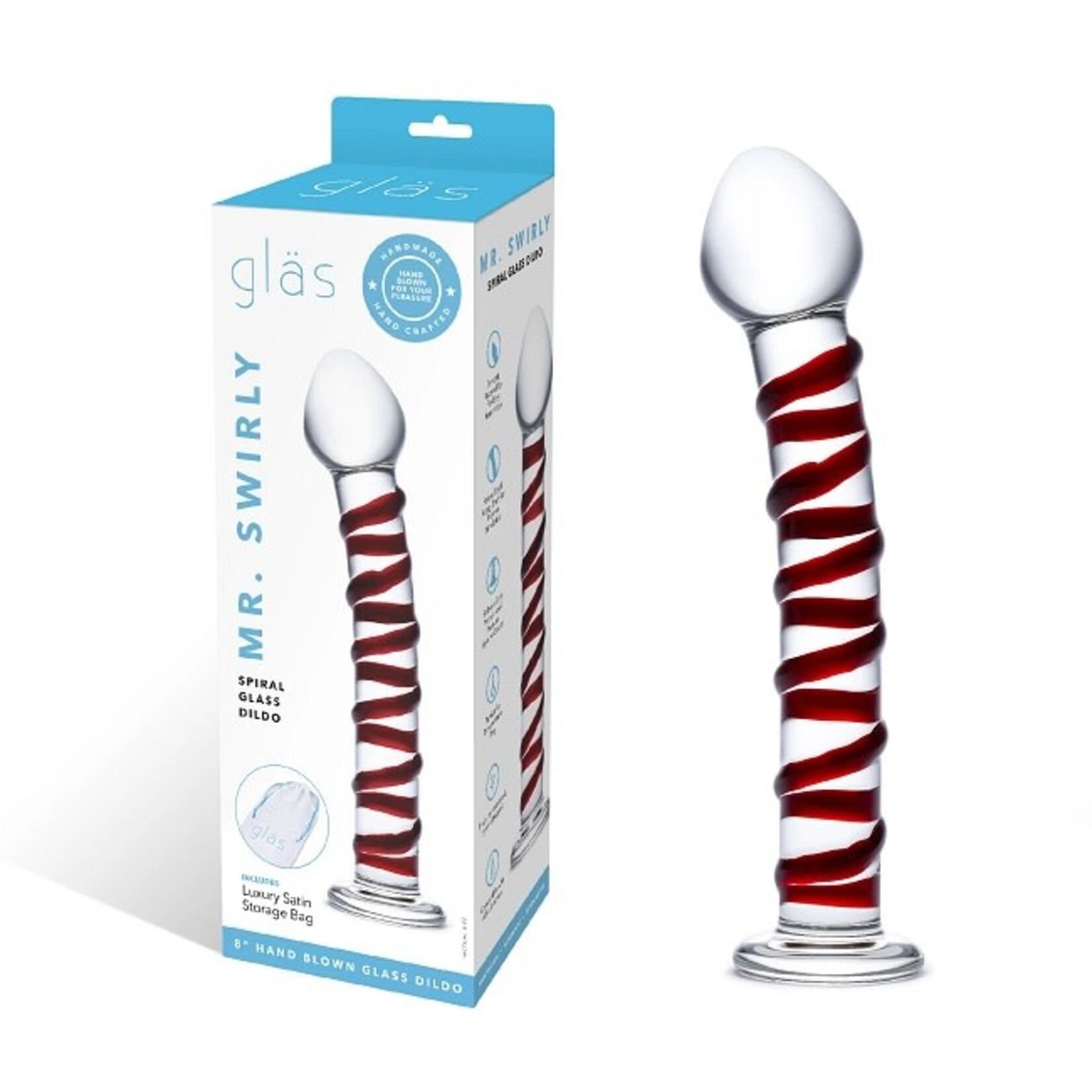 Gläs Gläs Mr. Swirly Glass Dildo