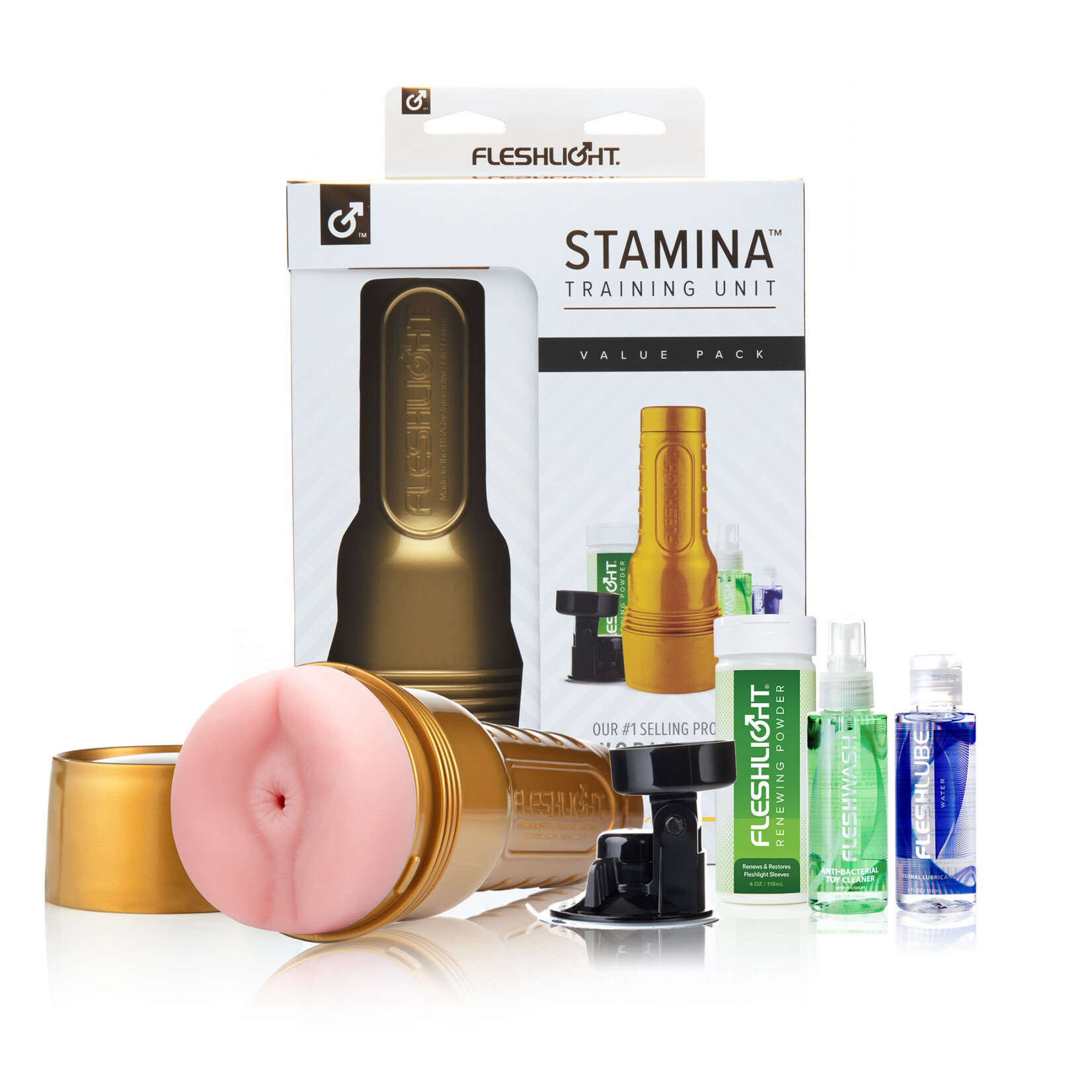 Fleshlight Fleshlight Stamina Training Pink Butt Value Pack