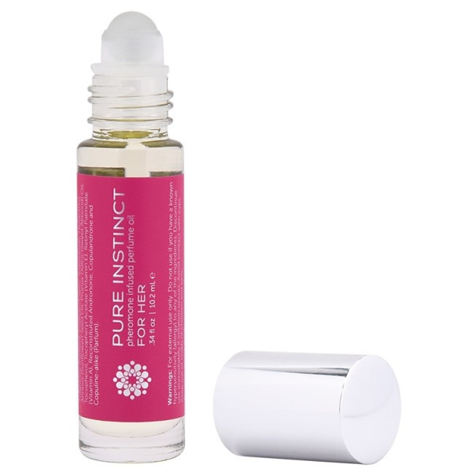 Pure Instinct Pheromone Infused Perfume Roll On For Her 0.34oz