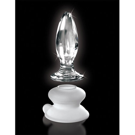 Icicles Icicles No. 91 Glass Anal Plug with Silicone Suction Cup