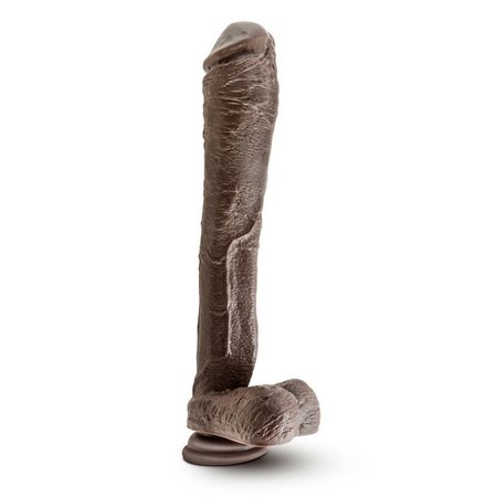 Blush Novelties Dr. Skin Mr. Ed 13" Dildo with Suction Cup Chocolate