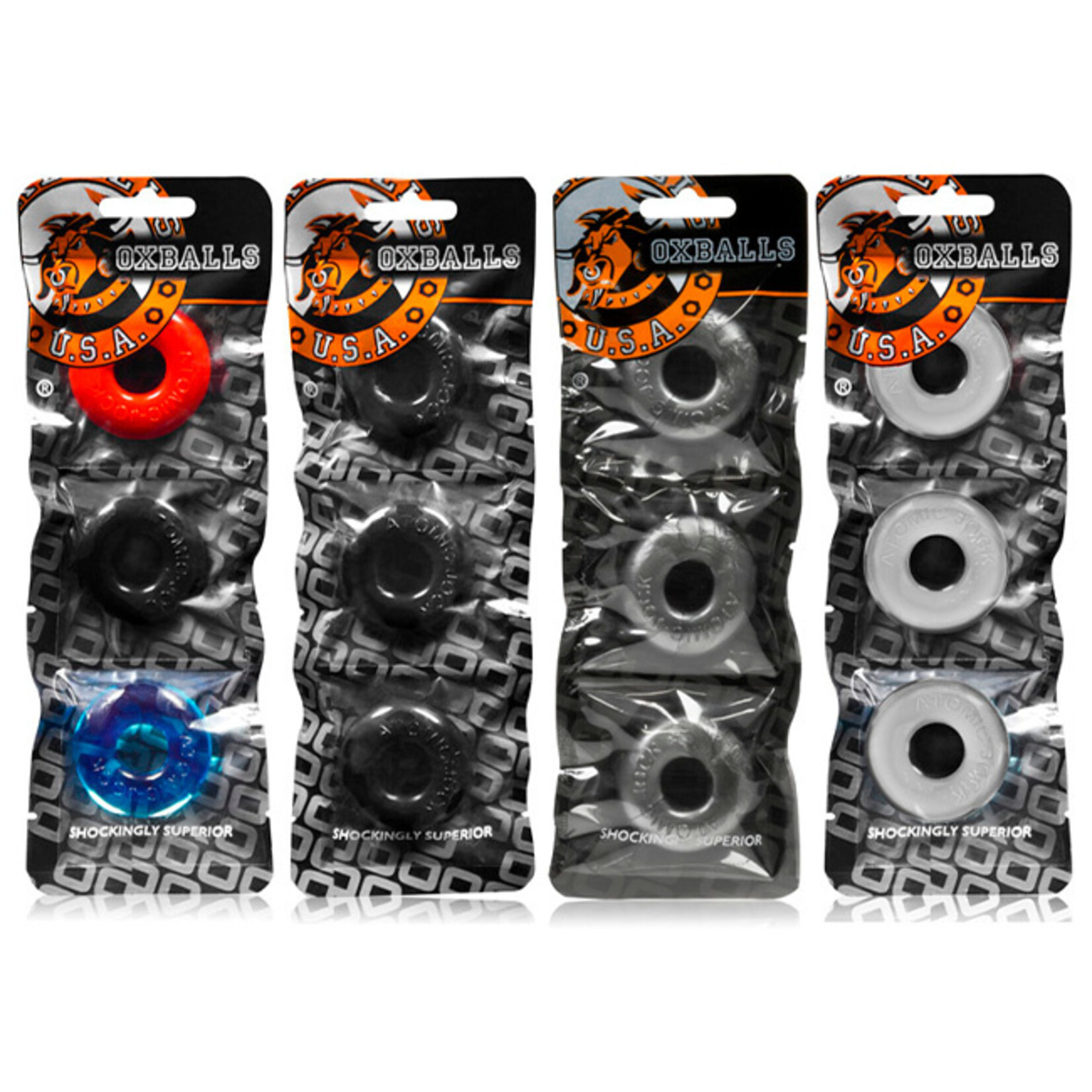 Oxballs USA Oxballs RINGER Cock Ring 3 Pack