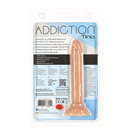 Addiction Addiction - Tino 5.25" Silicone Dildo