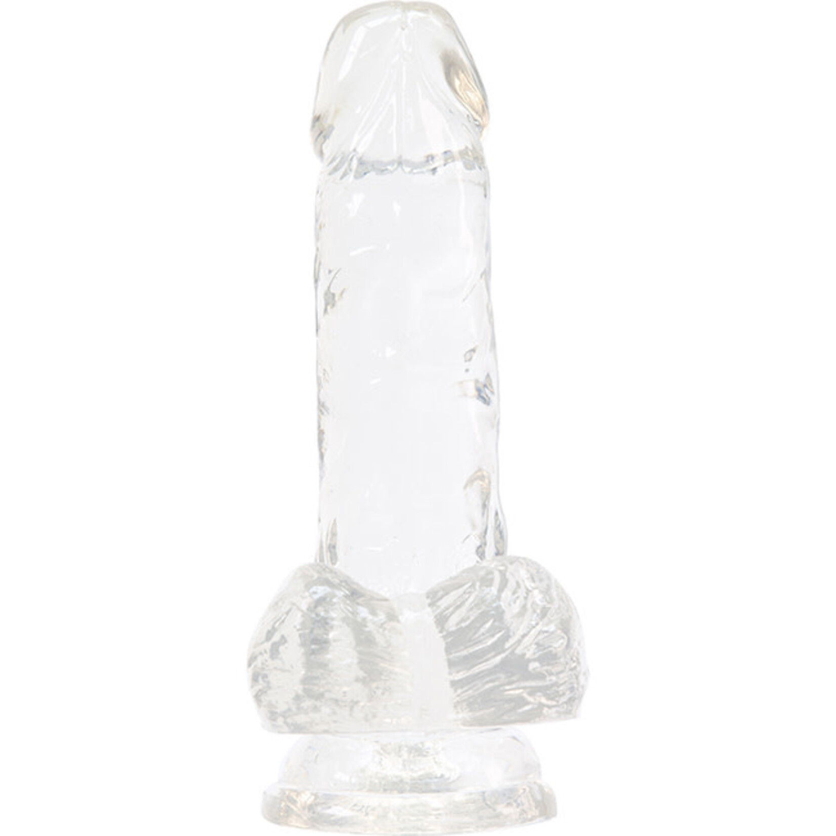 Addiction Crystal Addiction 6" Dildo with Balls