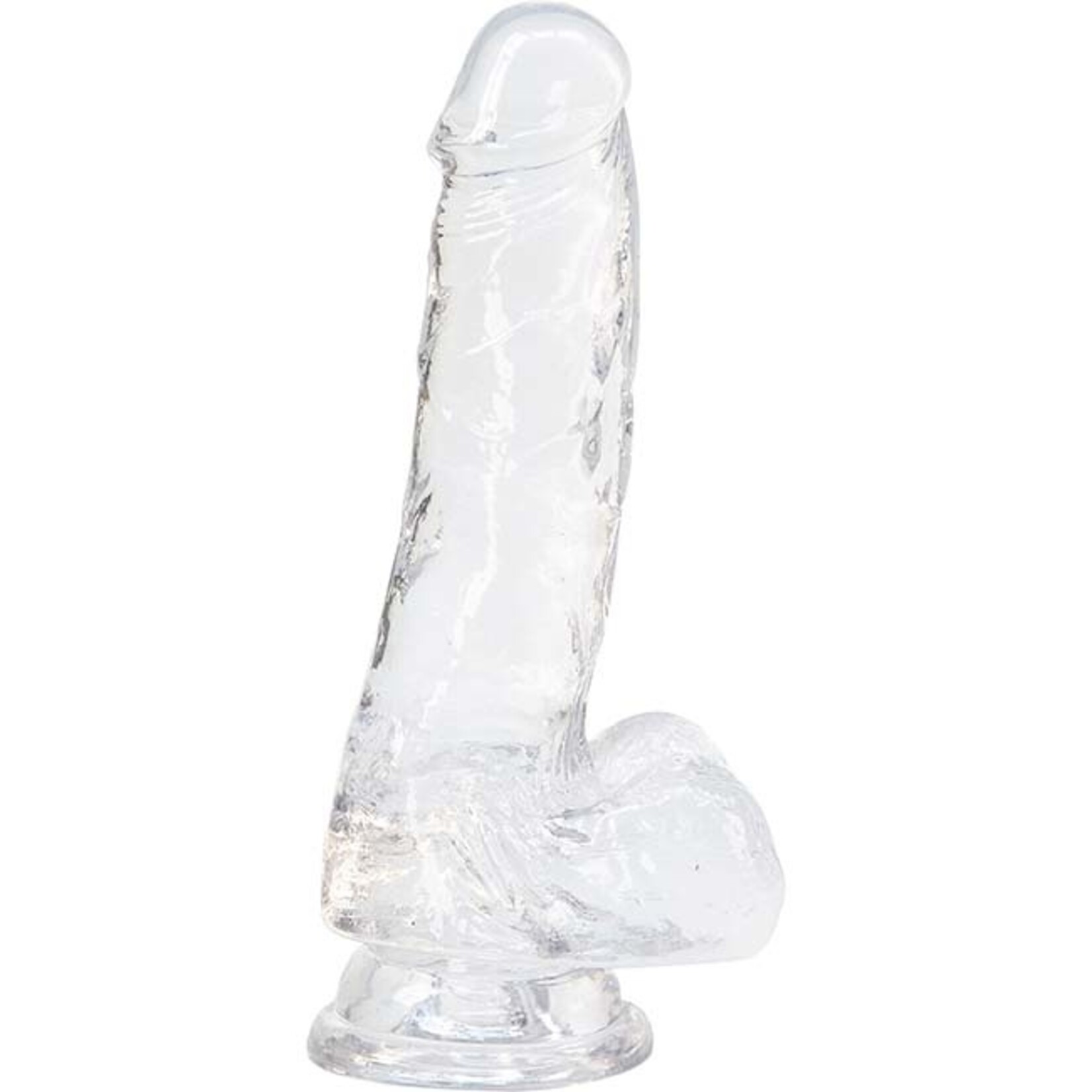 Addiction Crystal Addiction 7" Dildo with Balls
