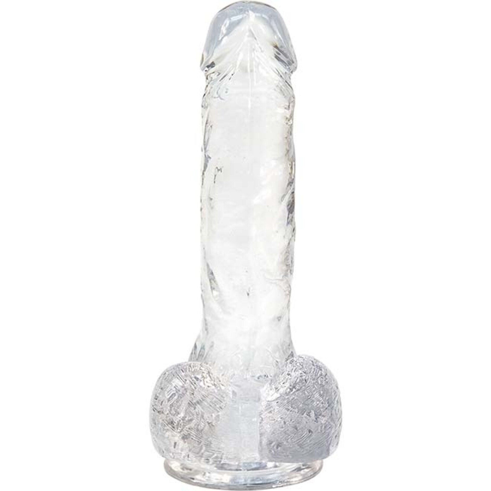 Addiction Crystal Addiction - 7" Clear Dildo with Balls