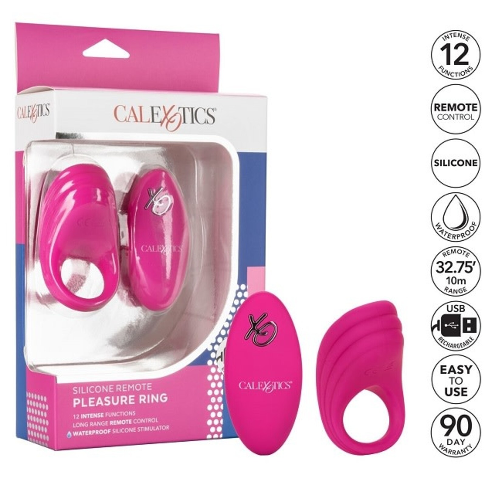 CalExotics Silicone Remote Pleasure Ring