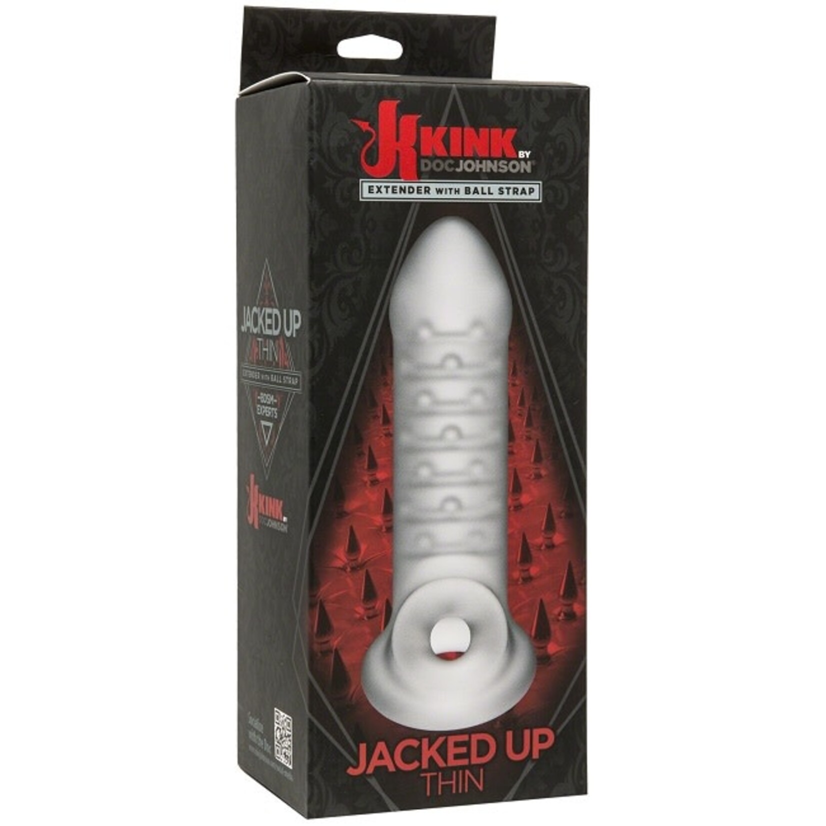Doc Johnson KINK - Jacked Up - Extender with Ball Strap - Thin