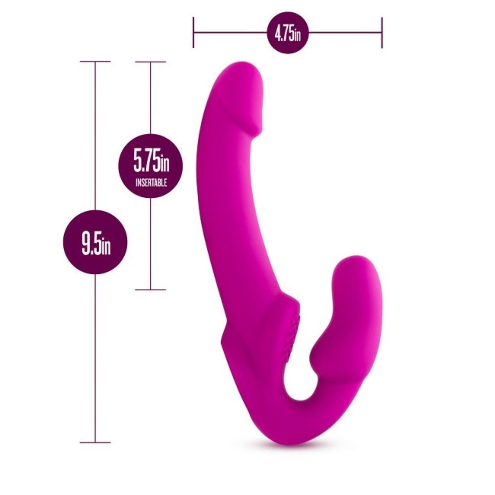 Blush Novelties Temptasia - Estella Strapless Silicone Dildo