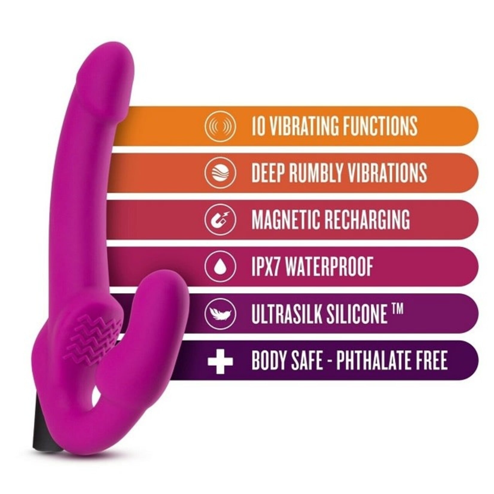 Blush Novelties Temptasia - Estella Strapless Silicone Dildo