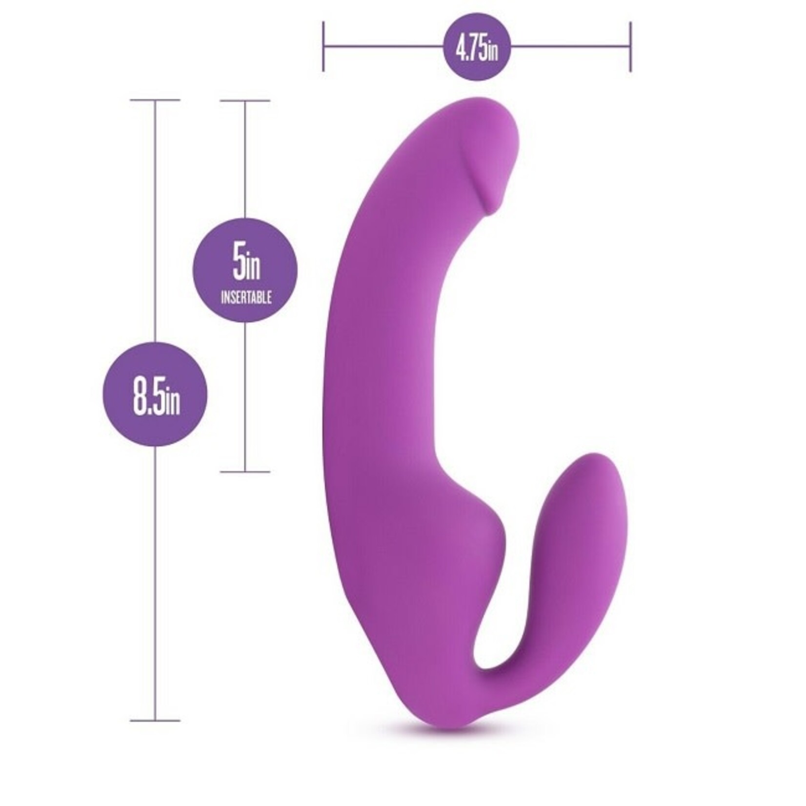 Blush Novelties Temptasia - Cyrus Strapless Silicone Dildo