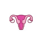 Enamel Pins Glitter Uterus