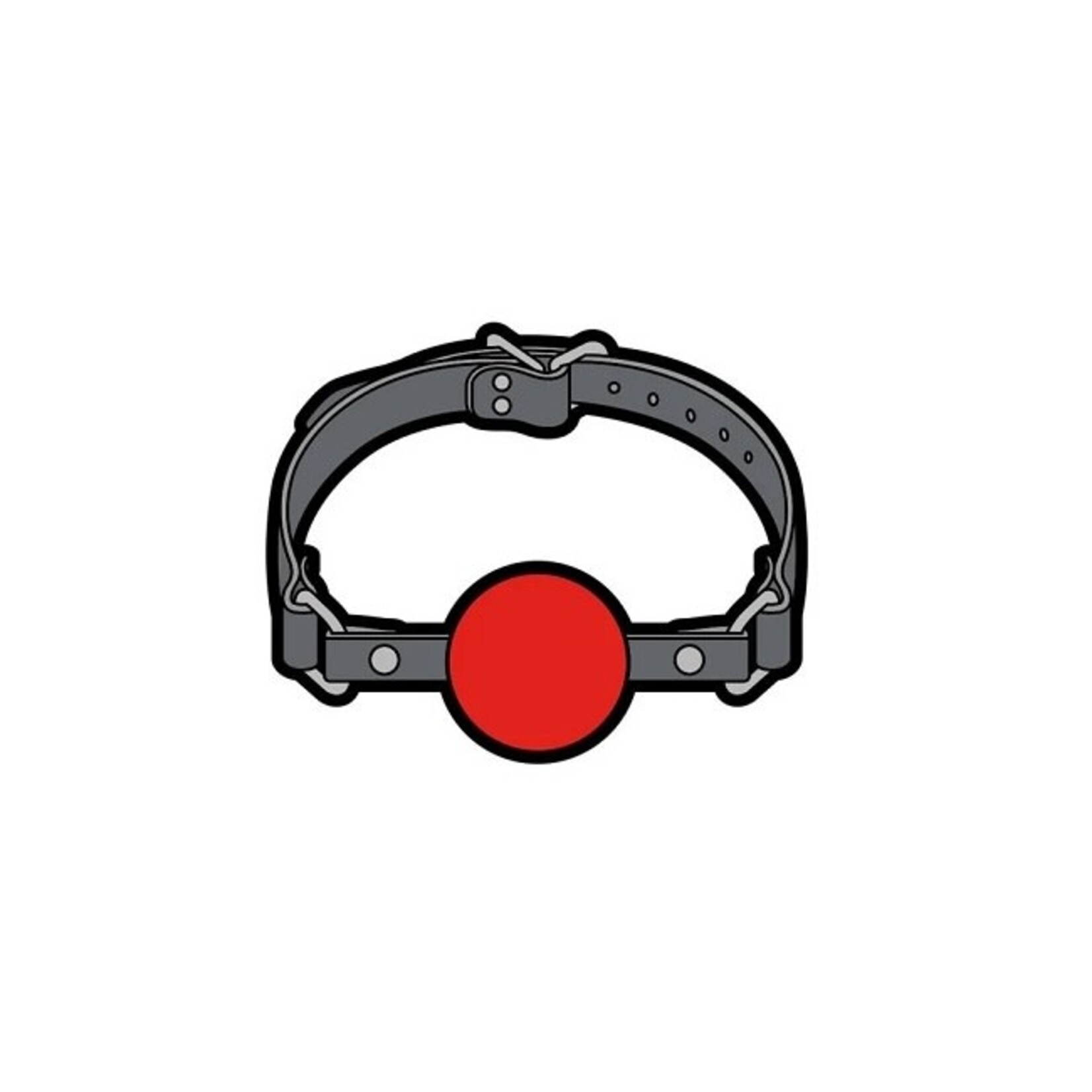 WoodRocket Enamel Pins Ball Gag