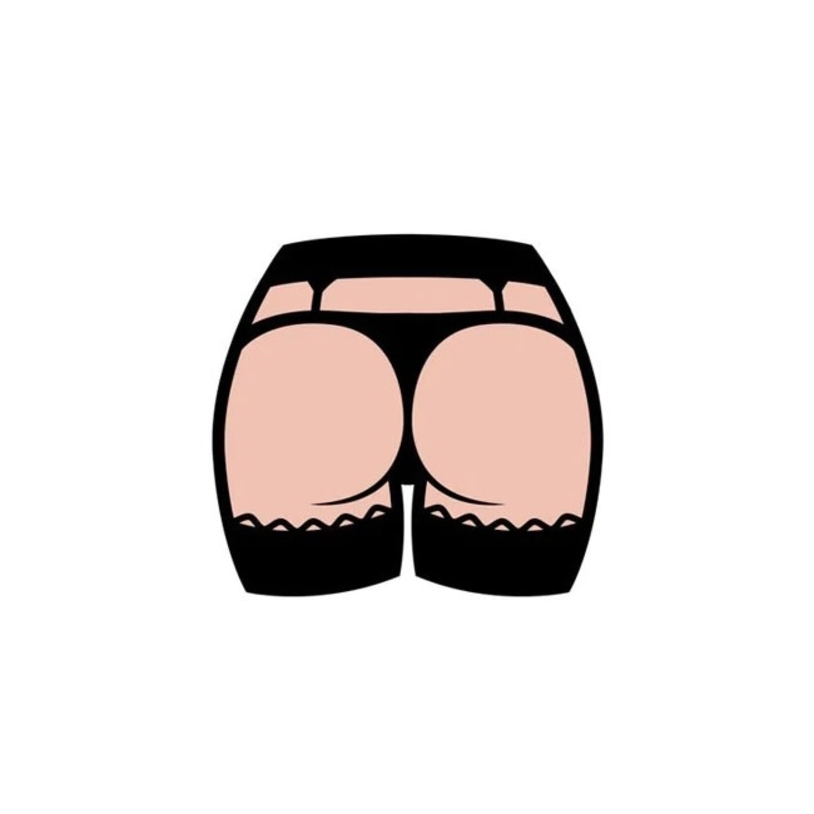 WoodRocket Enamel Pins Sexy Butt