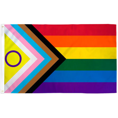 Inclusive Rainbow Pride Flag 3ft x 5ft