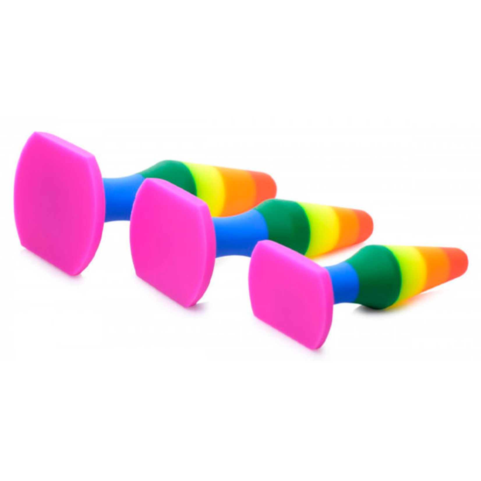 Frisky Frisky Rainbow Ready Silicone Anal Trainer Set