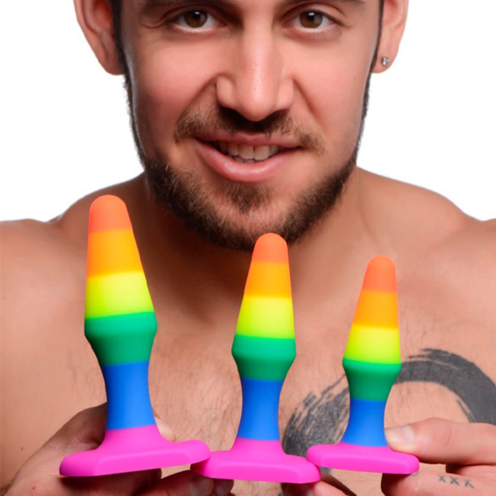 Frisky Frisky Rainbow Ready Silicone Anal Trainer Set