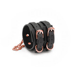 NS Novelties Bondage Couture Ankle Cuffs - Black