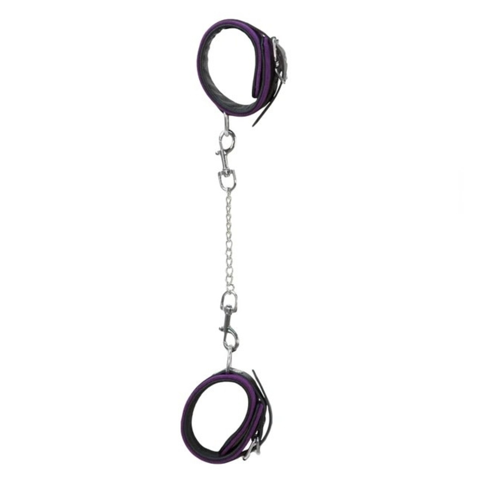 BMS Factory Punishment Purple Suede Bondage Wrist Cuff