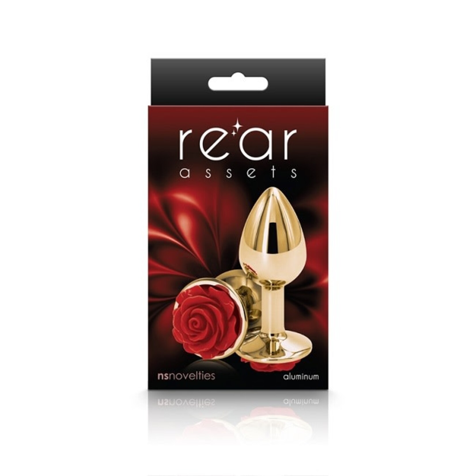 NS Novelties Rear Assets - Rose - Small - Red