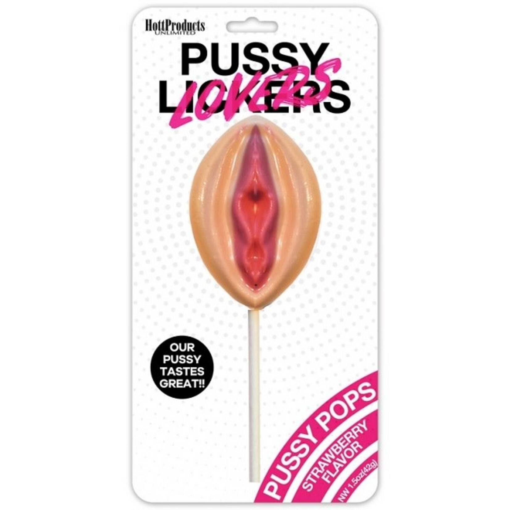 Hott Products Pussy Lickers Pussy Pop Strawberry