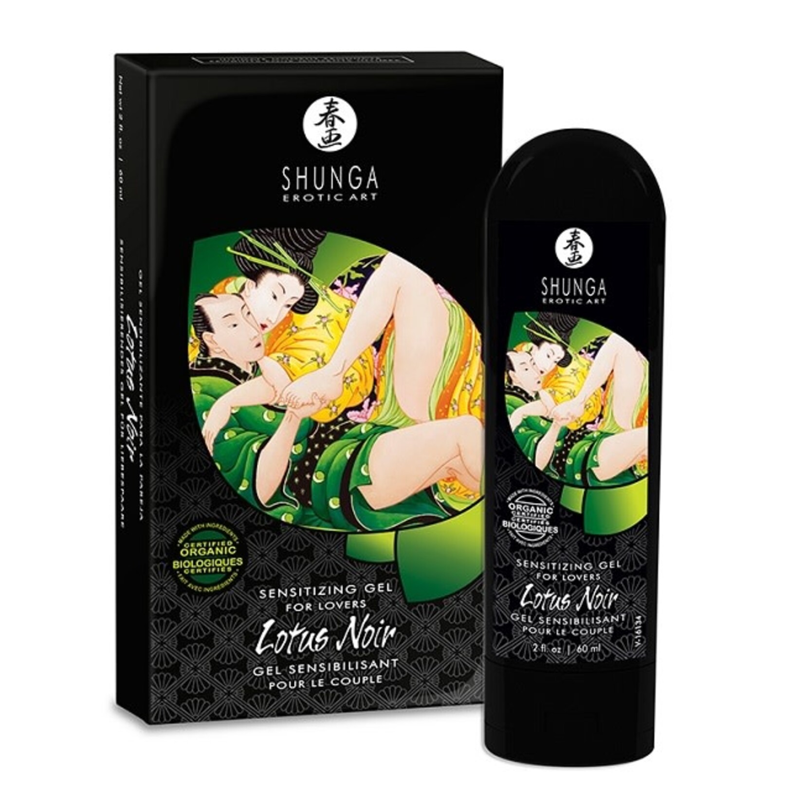 Shunga Erotic Art Shunga Lotus Noir Sensitizing Gel for Lovers 2oz