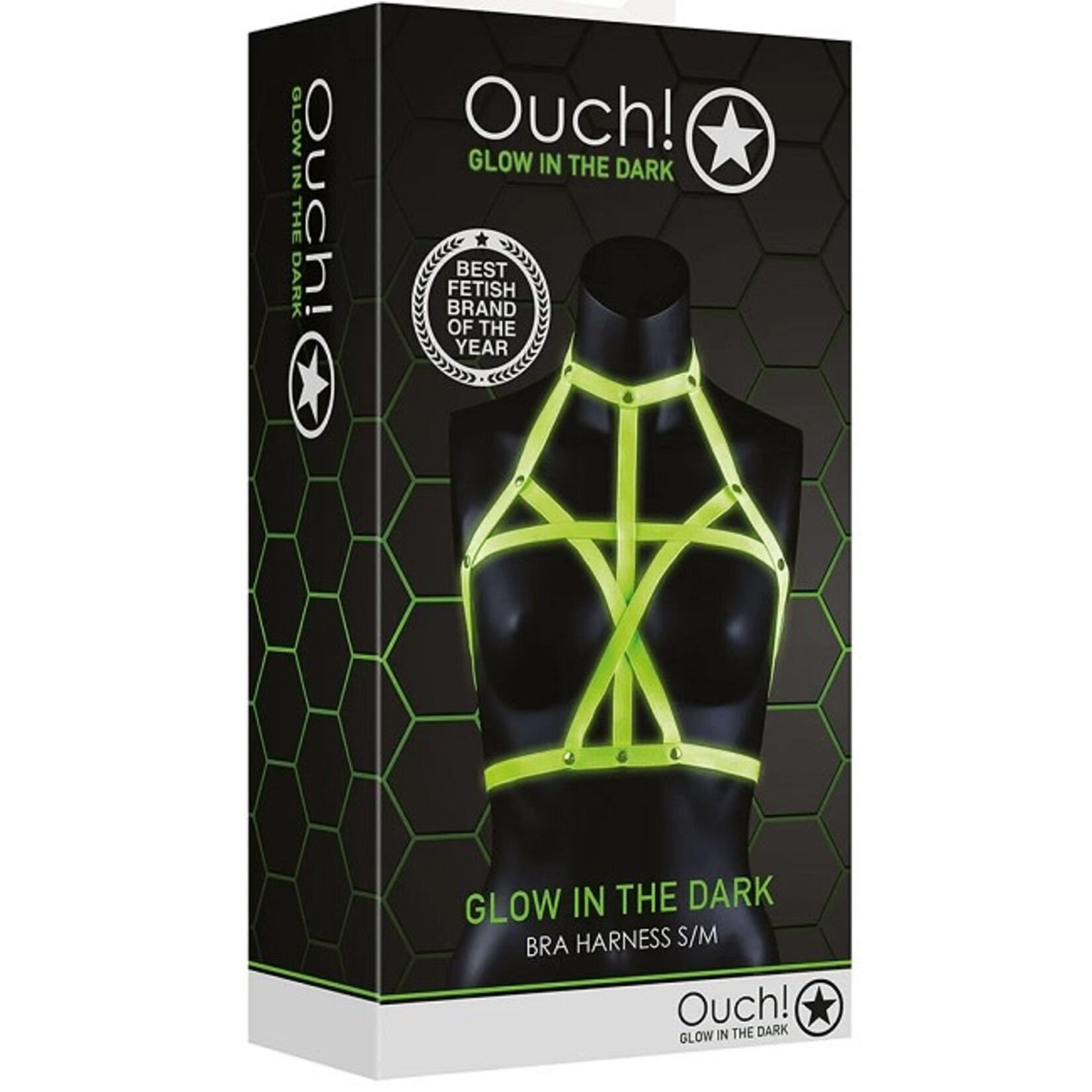 Shots America Ouch! Glow-in-the-Dark Bra Harness