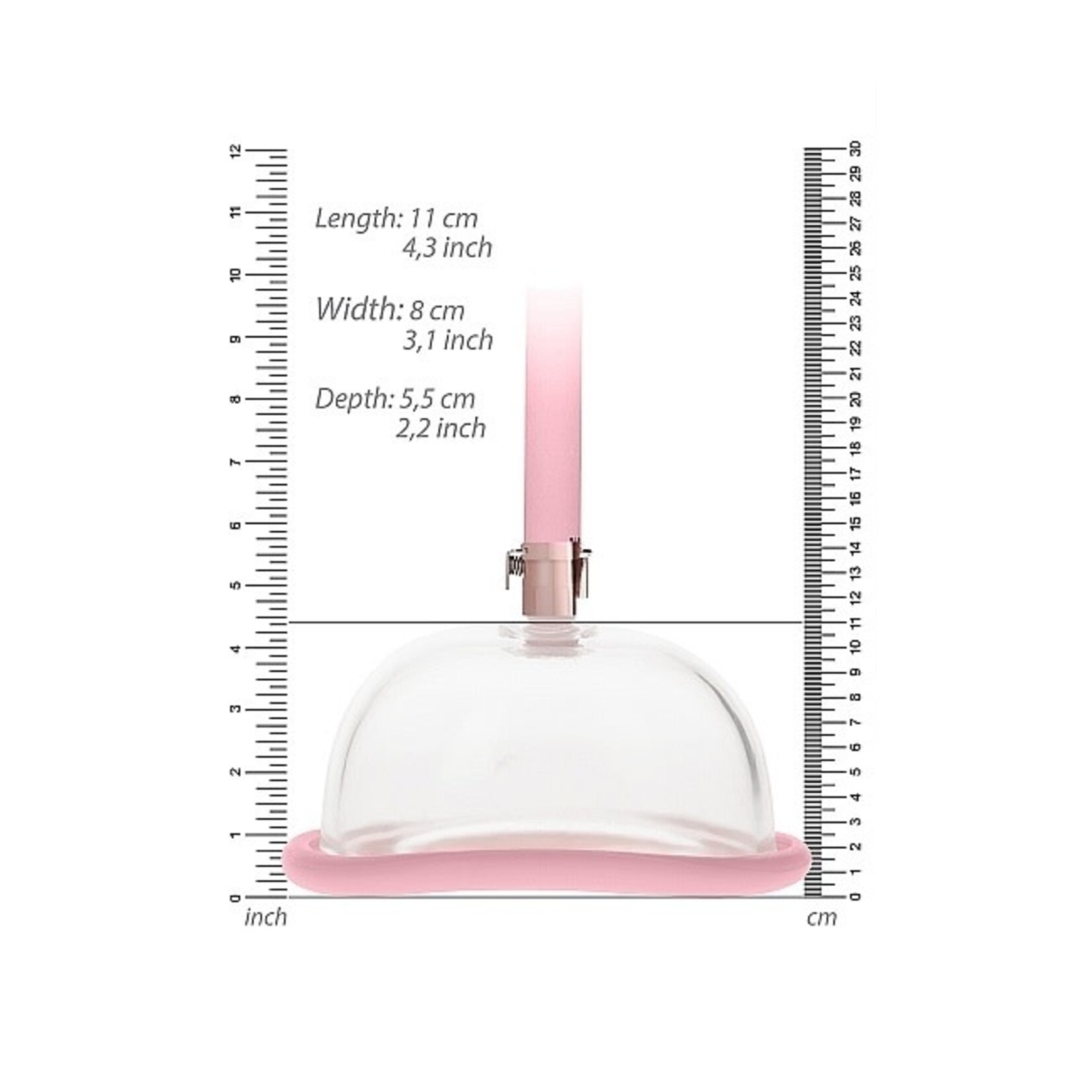 Shots America Pumped Rose Gold Pussy Pump