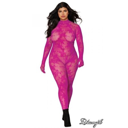 Dreamgirl Dreamgirl Azalea Floral Lace Catsuit OSX