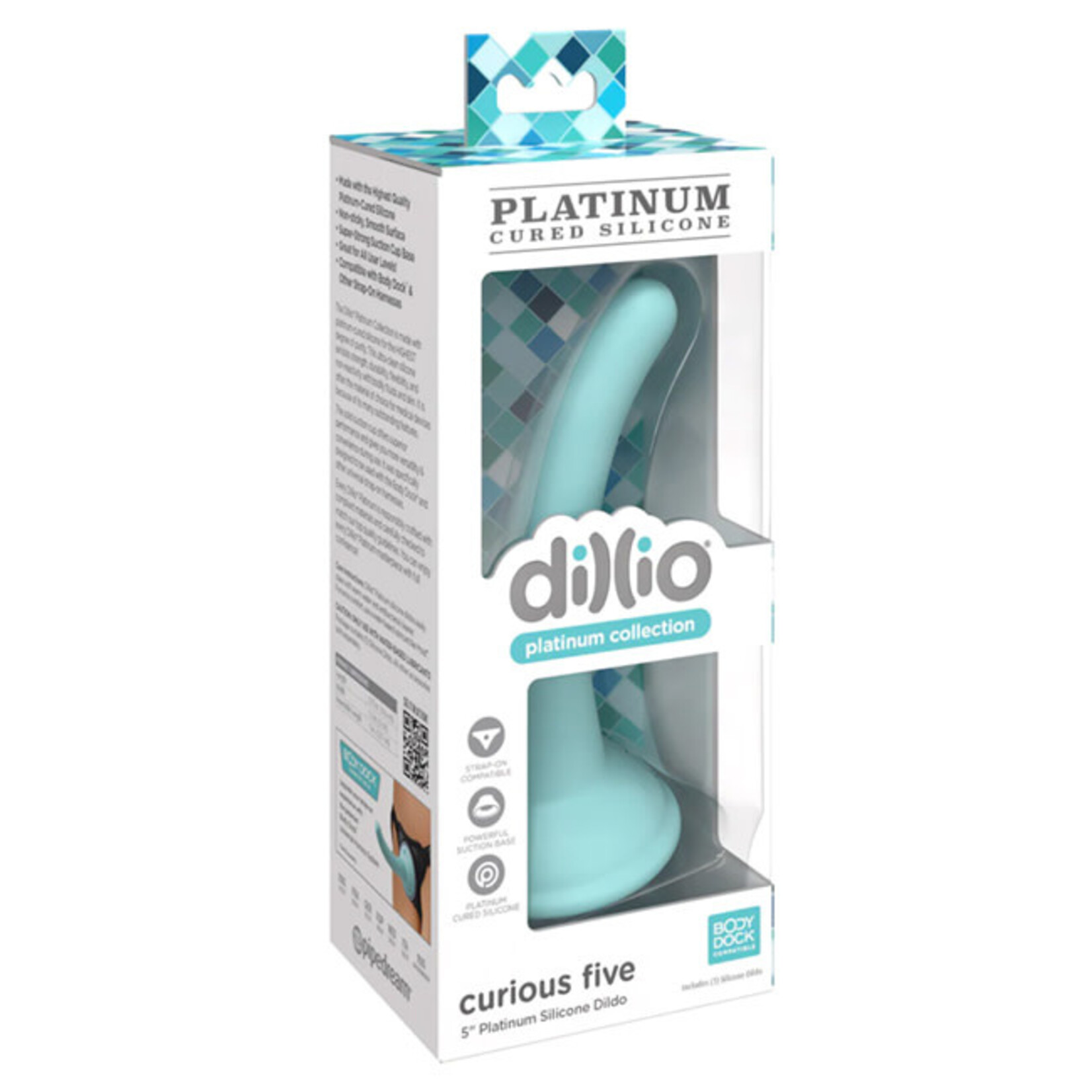 Dillio Platinum Collection - Curious Five 5" Silicone Dildo