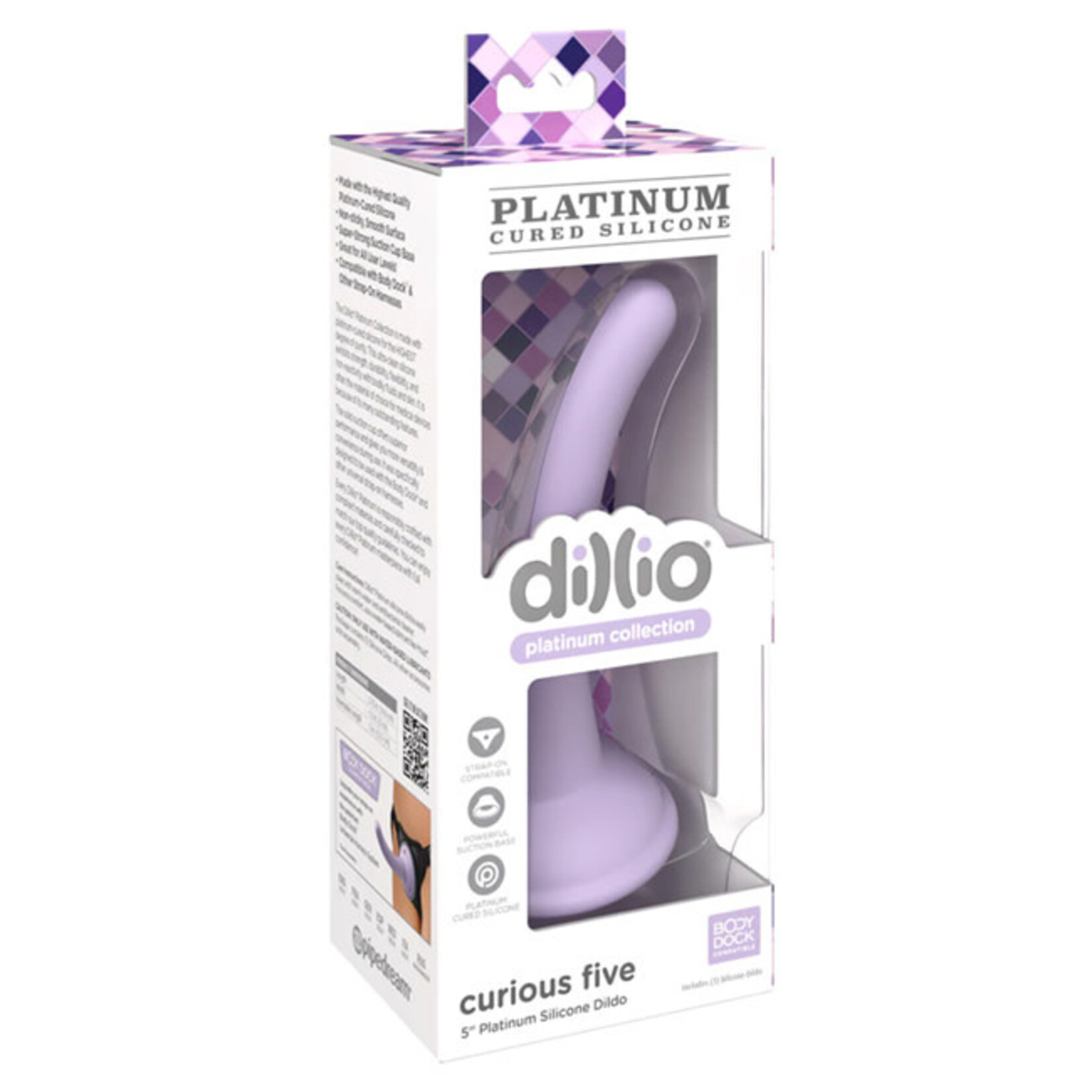 Dillio Platinum Collection - Curious Five 5" Silicone Dildo