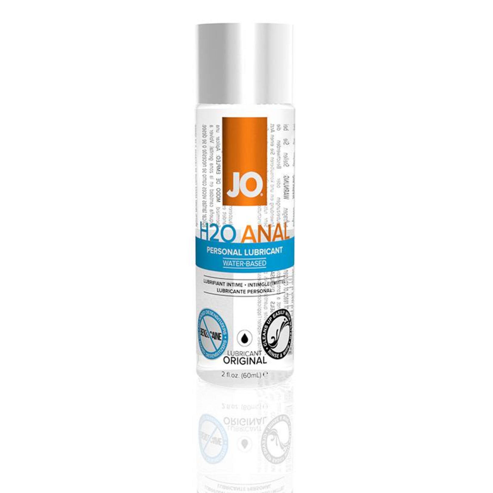 System JO JO H2O Water-Based Anal Lubricant 2oz