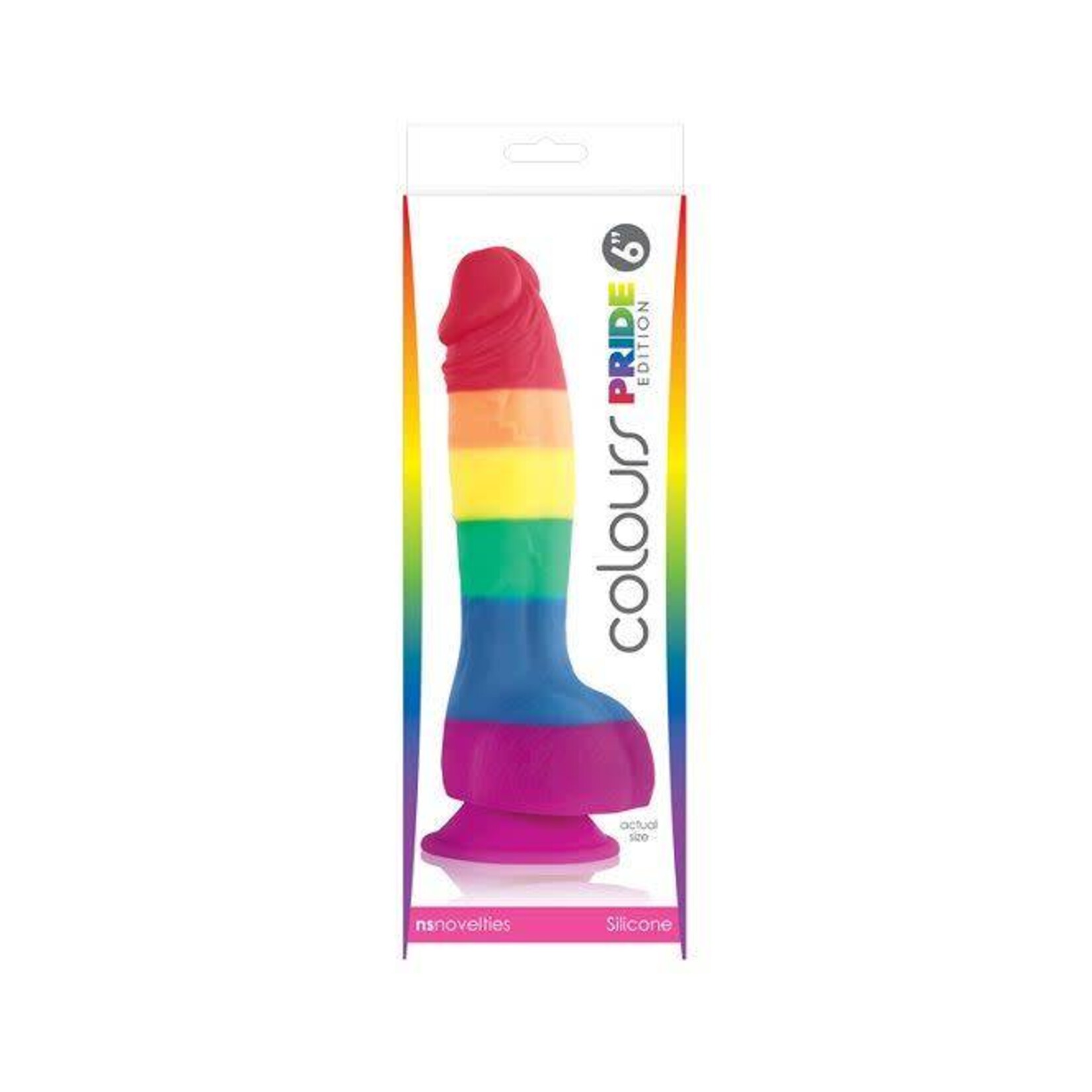 NS Novelties Colours - Pride Edition 6" Dildo Rainbow