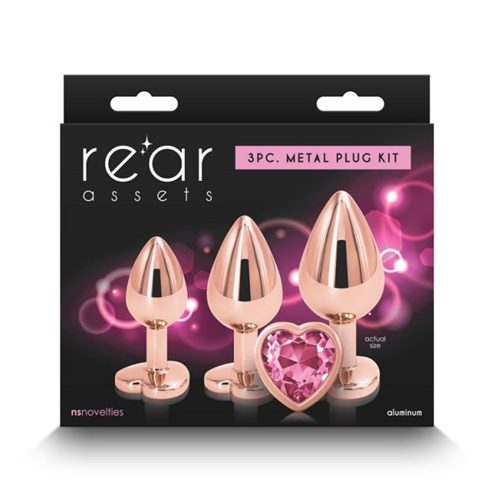 NS Novelties Rear Assets - Trainer Kit - Rose Gold Heart