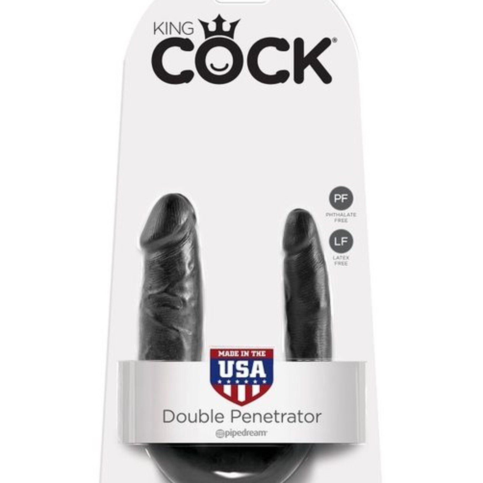 King Cock King Cock Double Trouble Dildo - Small