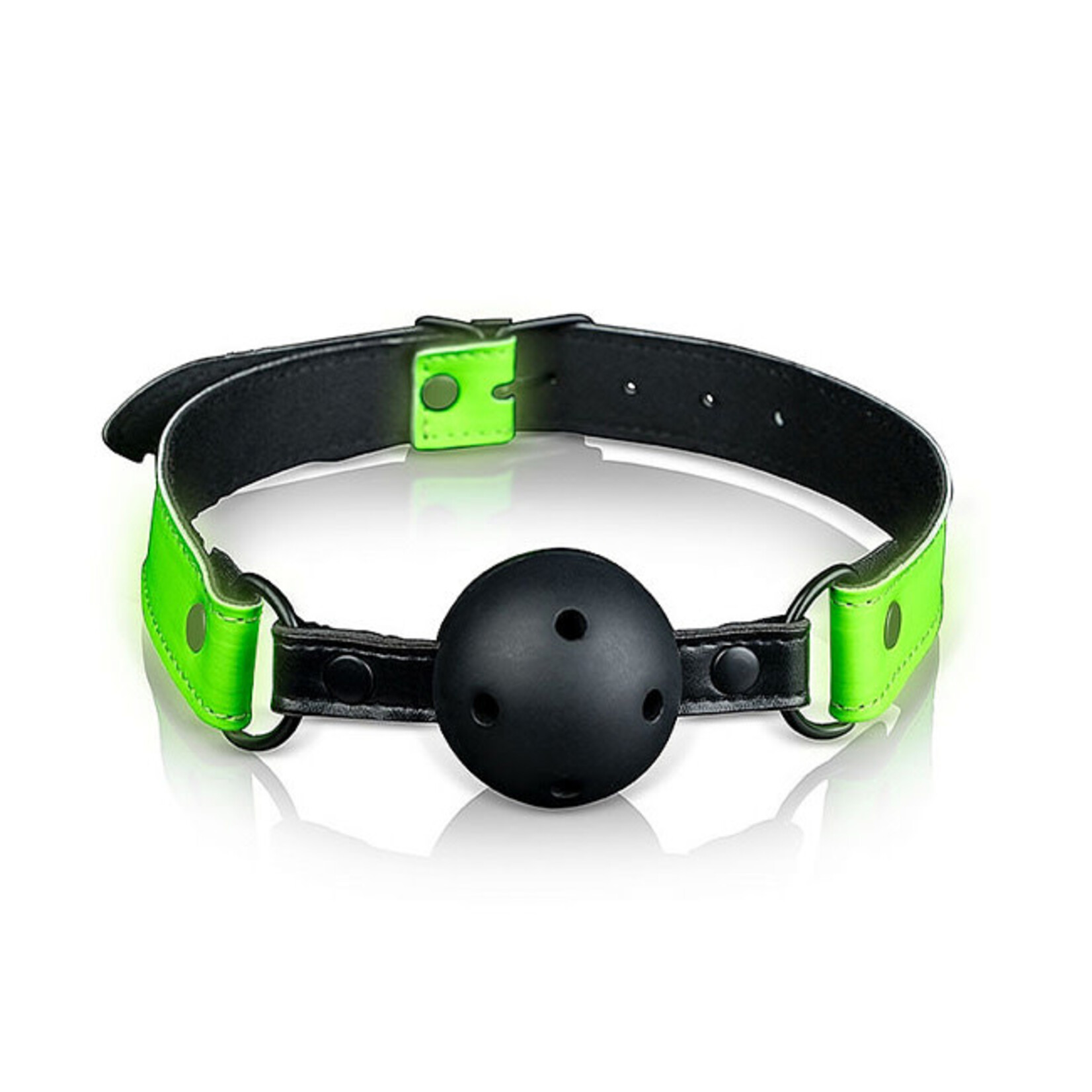 Shots America Ouch! Glow in the Dark Breathable Ball Gag