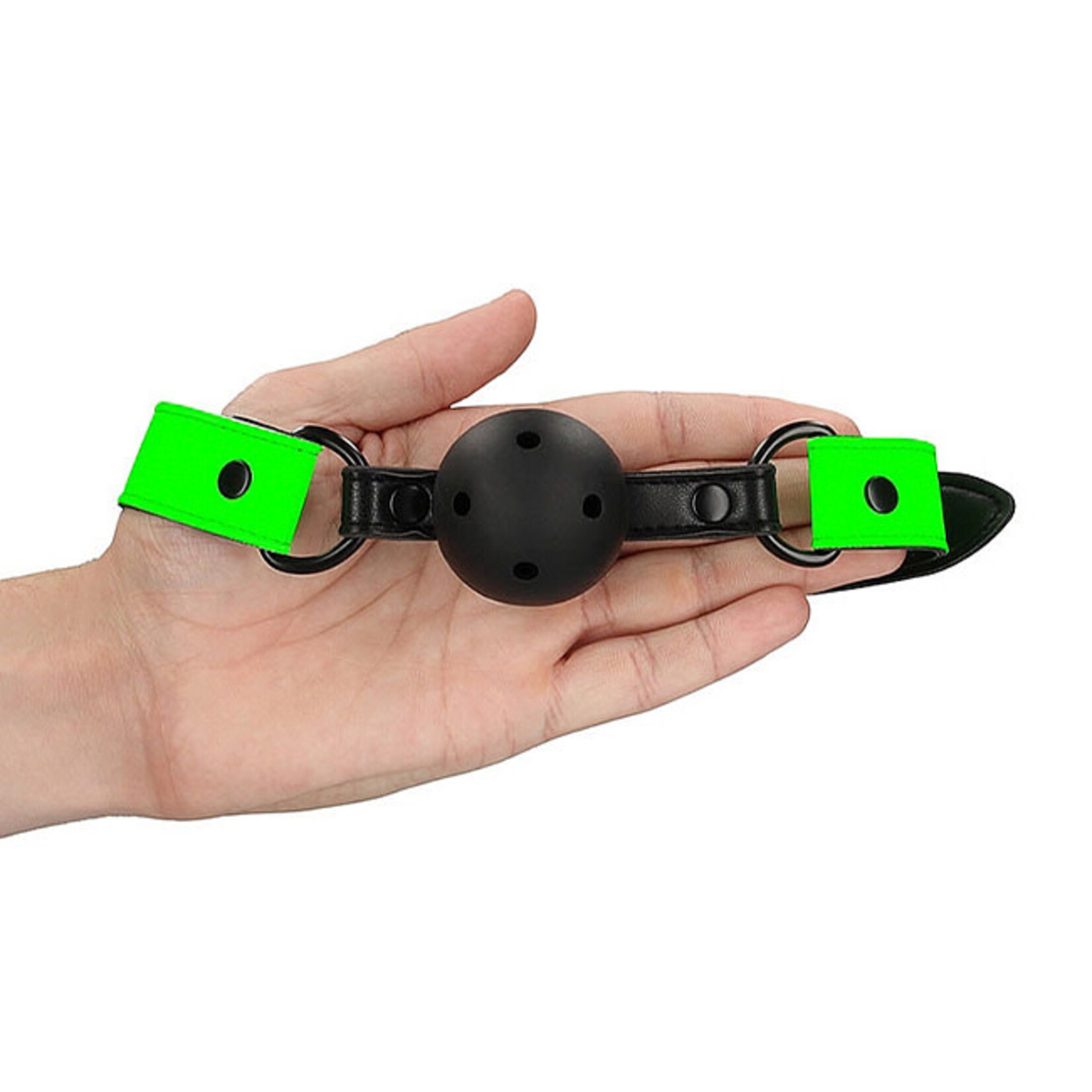Shots America Ouch! Glow in the Dark Breathable Ball Gag