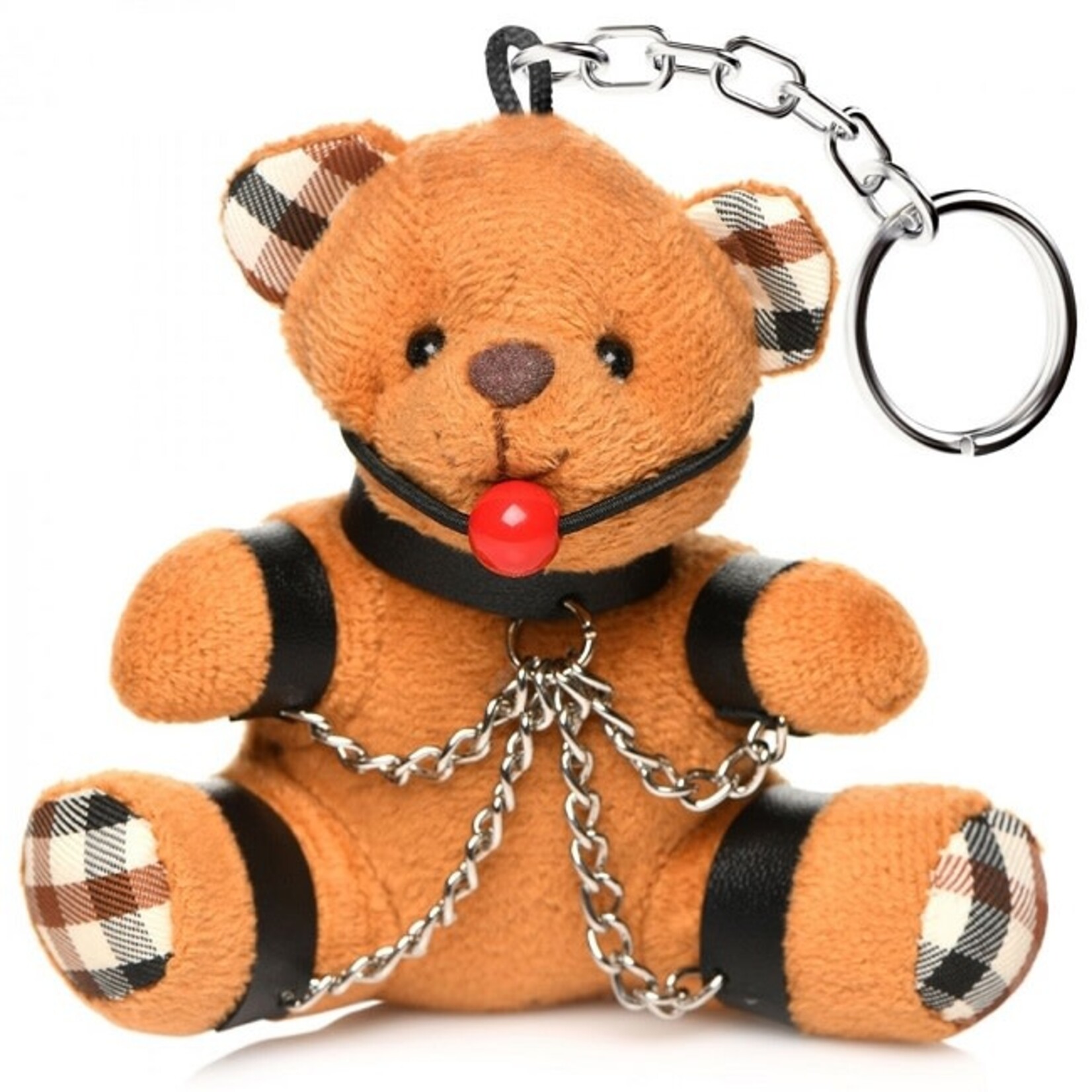 Master Series Master Series Gagged Teddy Bear Keychain