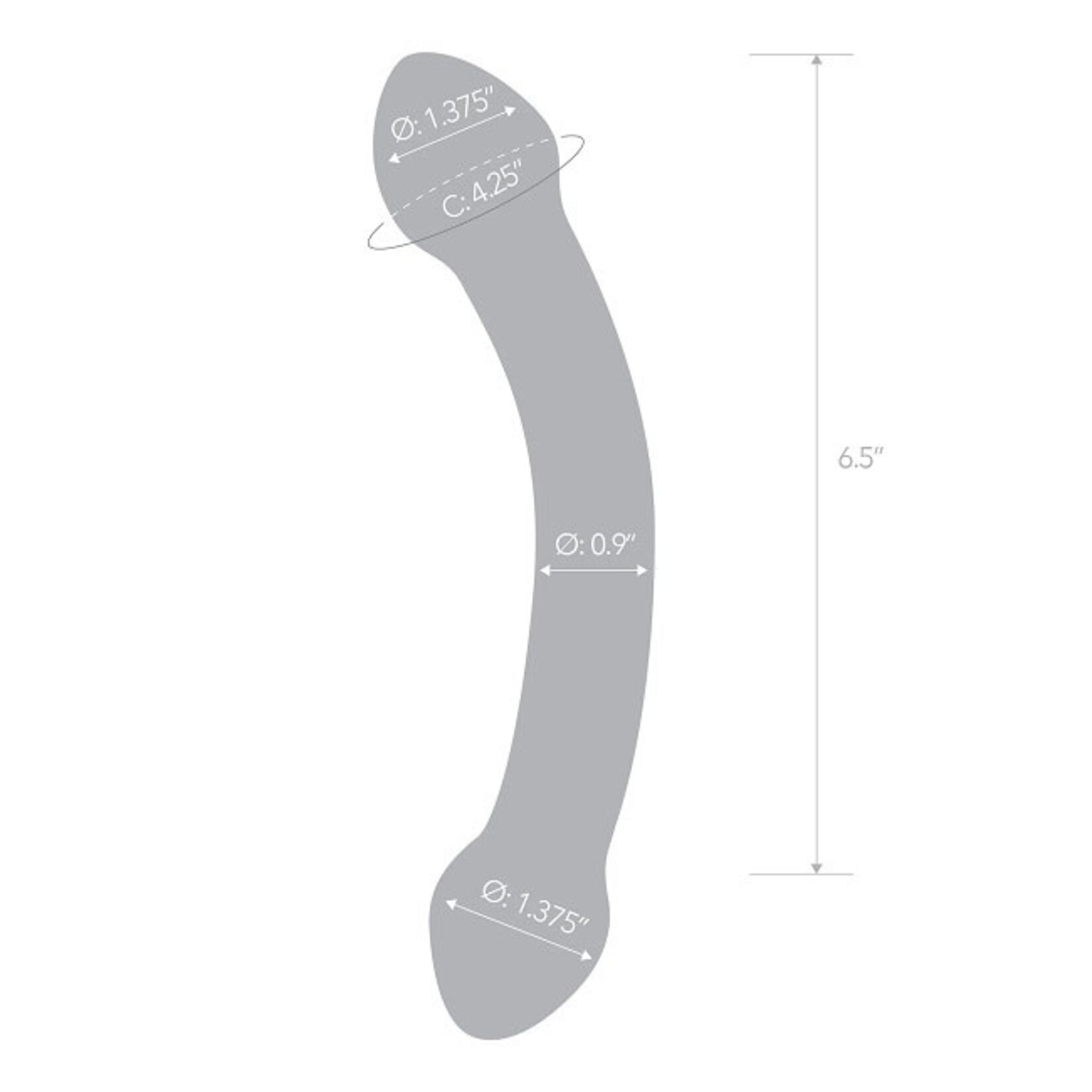 Gläs Gläs 7.25" Double Trouble Glass Dildo