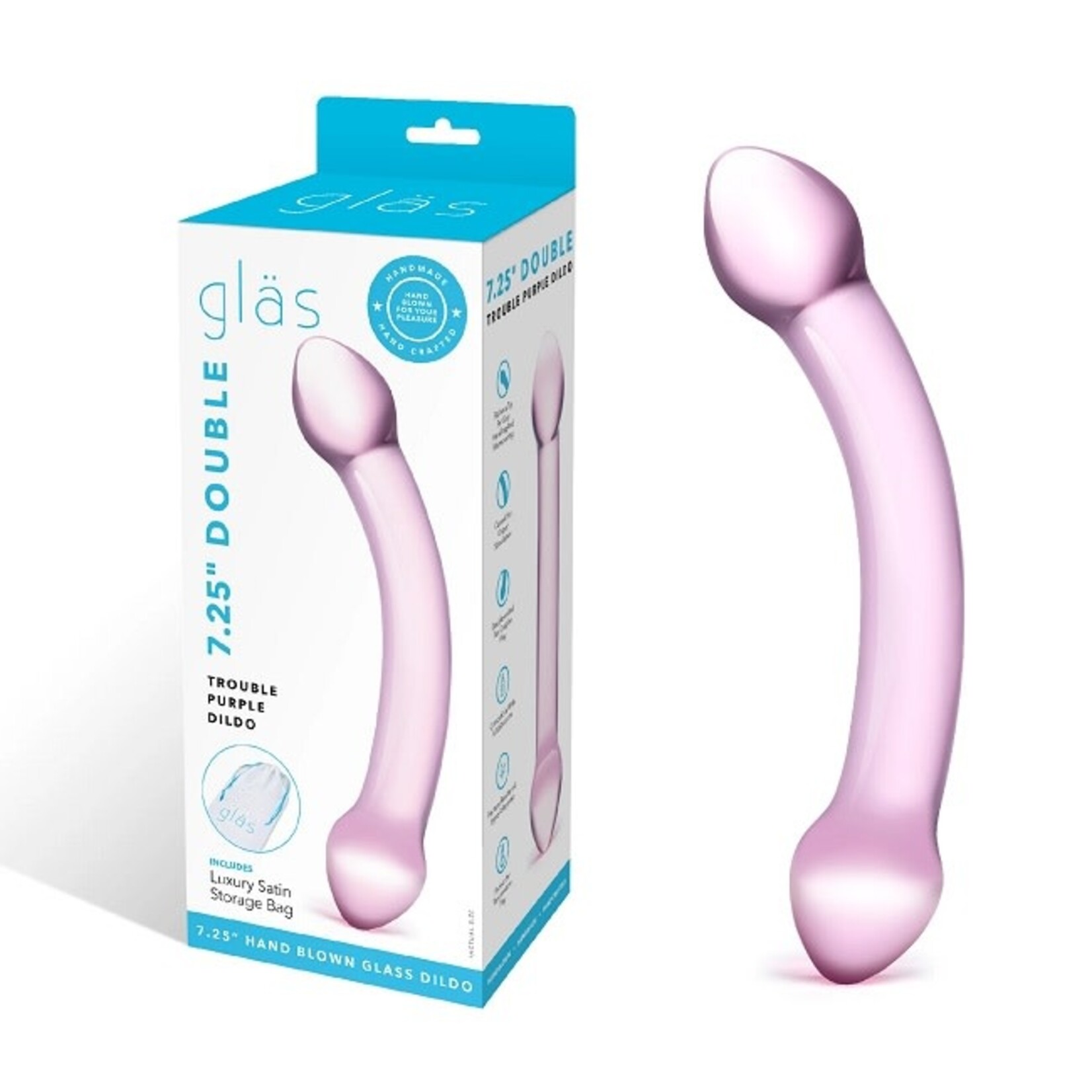 Gläs Gläs 7.25" Double Trouble Glass Dildo